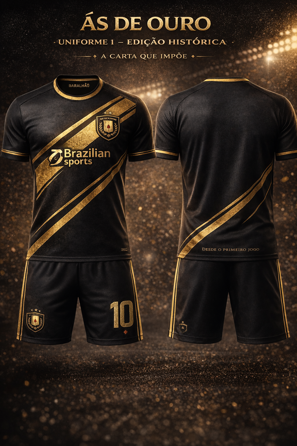 Kit ÁS DE OURO FC